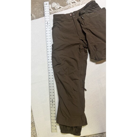 Y2K Burton Snowboarding Pants Men's Size Small Insulated Waterproof Brown Cargo - Picture 14 of 14